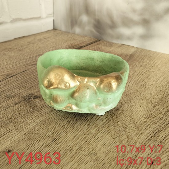 Mantar Desenli Saksı Silikon Kalıp • El Yapımı Sukulent ve Minik Bitkiler İçin Doğal Görünümlü Hediye Seçeneği!